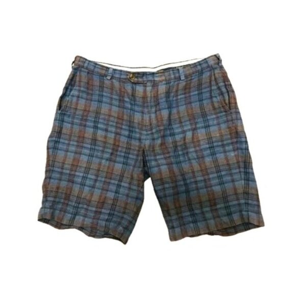 Brooks Brothers Shorts BRAID McNUTT Irish Linen Size 40 - Picture 1 of 8